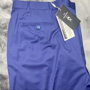 Navy Dress Pants (Unfinished Hem)